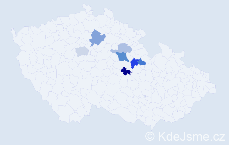 Příjmení: 'Bartaloš', počet výskytů 26 v celé ČR
