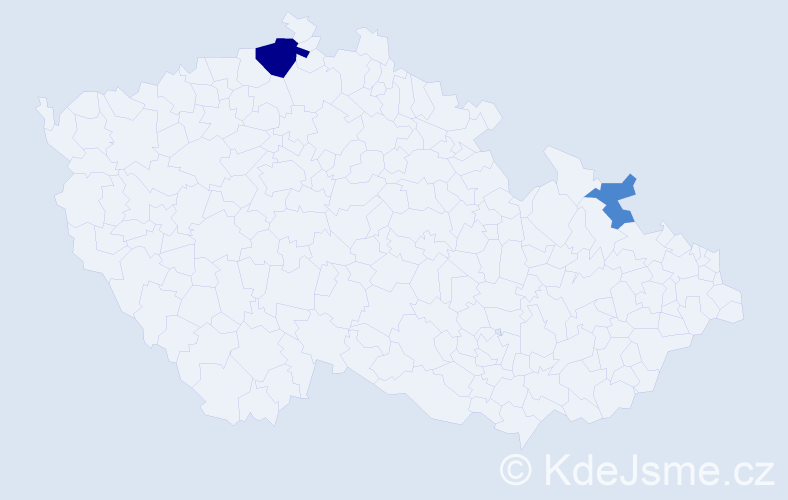 Příjmení: 'Kolpičevová', počet výskytů 7 v celé ČR