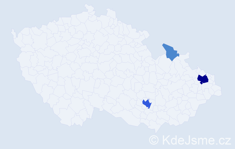 Příjmení: 'Sviderská', počet výskytů 10 v celé ČR