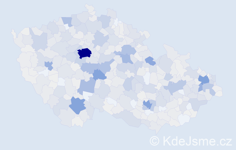 Příjmení: 'Filip', počet výskytů 3669 v celé ČR