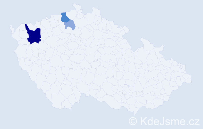 Příjmení: 'Würknerová', počet výskytů 8 v celé ČR