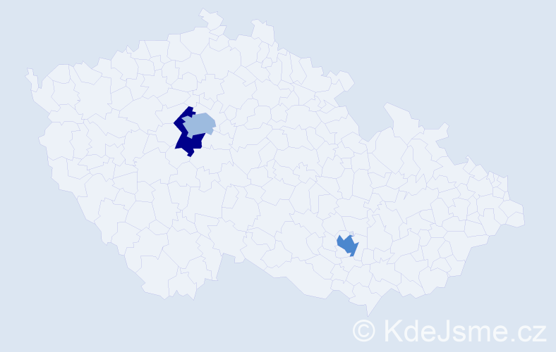 Příjmení: 'Buričová', počet výskytů 7 v celé ČR