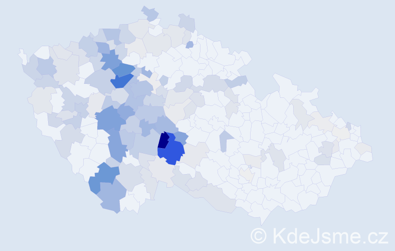 Příjmení: 'Kottová', počet výskytů 480 v celé ČR