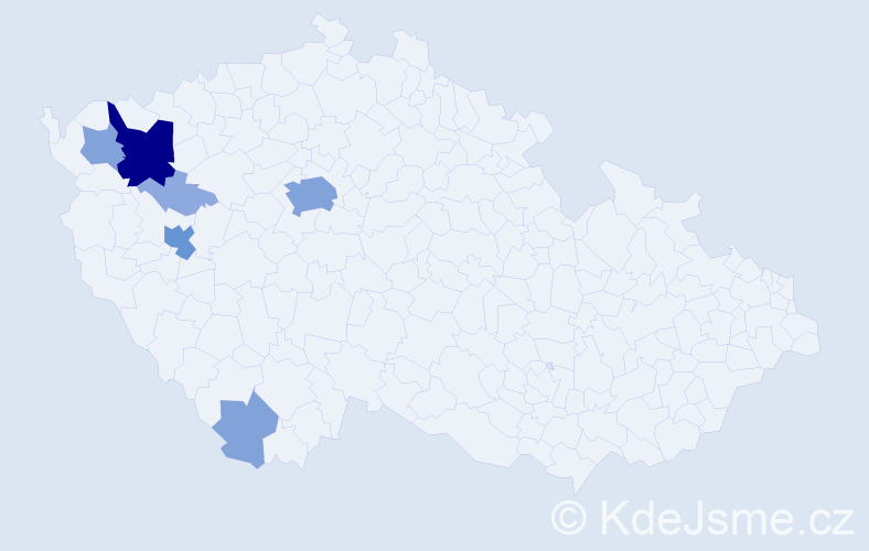 Příjmení: 'Kornatovský', počet výskytů 18 v celé ČR