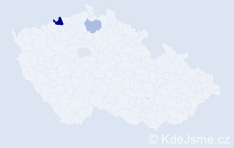 Příjmení: 'Ihnátková', počet výskytů 7 v celé ČR