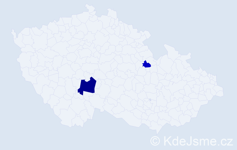 Příjmení: '"Doudlebský-Sterneck"', počet výskytů 4 v celé ČR
