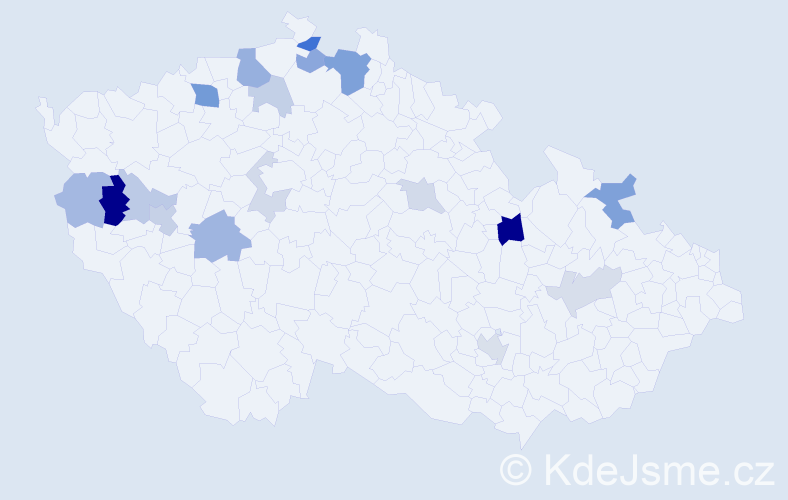 Příjmení: 'Schlegel', počet výskytů 36 v celé ČR