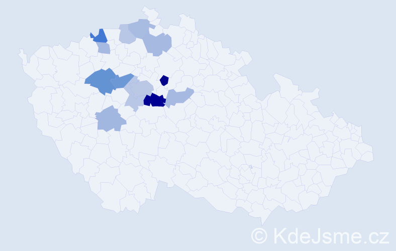 Příjmení: 'Oberländerová', počet výskytů 28 v celé ČR