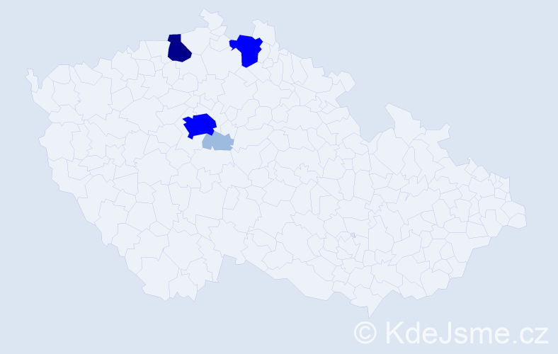 Příjmení: 'Kusebauch', počet výskytů 11 v celé ČR