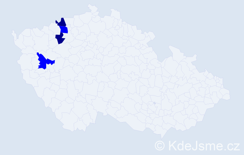 Příjmení: 'Tirschová', počet výskytů 6 v celé ČR