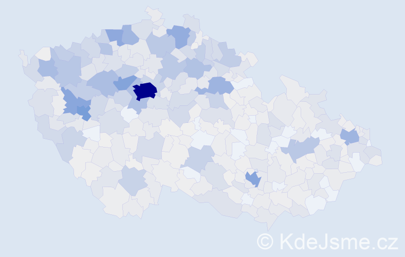 Příjmení: 'Kraus', počet výskytů 4107 v celé ČR