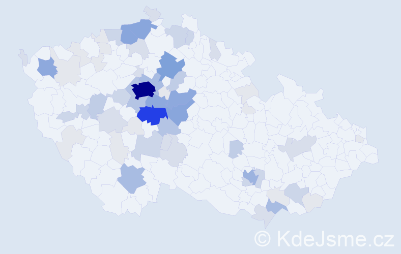 Příjmení: 'Polesný', počet výskytů 238 v celé ČR