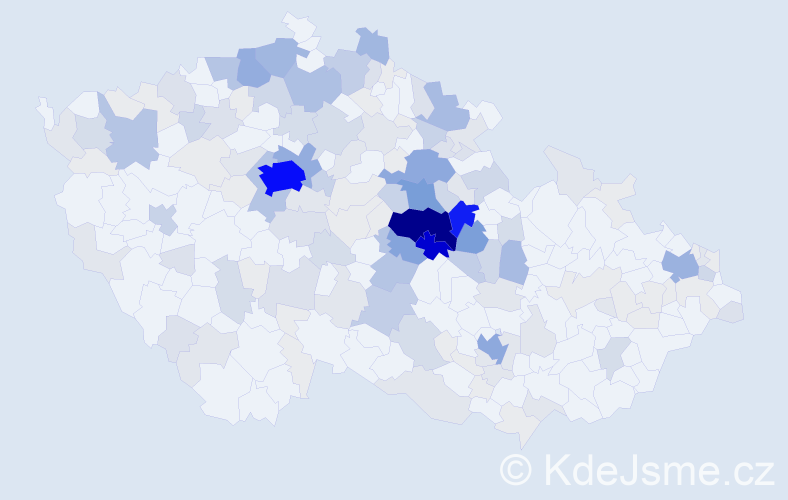 Příjmení: 'Drahošová', počet výskytů 685 v celé ČR