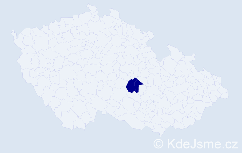 Příjmení: 'Zauf', počet výskytů 2 v celé ČR