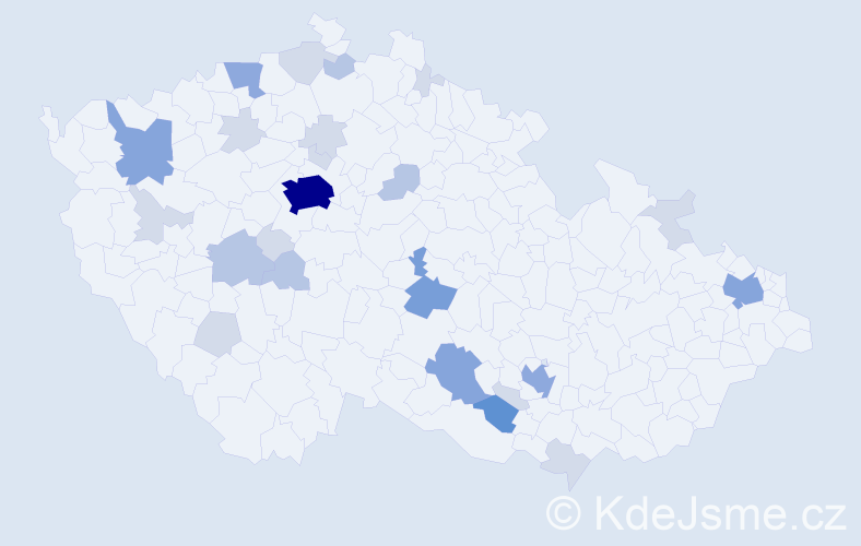Příjmení: 'Reinischová', počet výskytů 66 v celé ČR