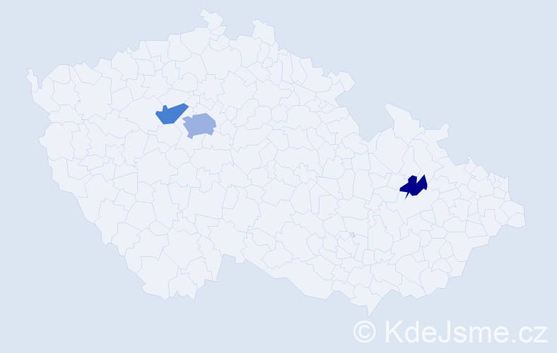 Příjmení: 'Michajluková', počet výskytů 8 v celé ČR