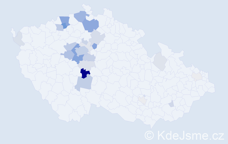 Příjmení: 'Skrčená', počet výskytů 89 v celé ČR