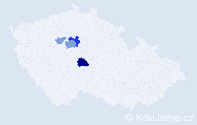 Příjmení: 'Böswartová', počet výskytů 11 v celé ČR
