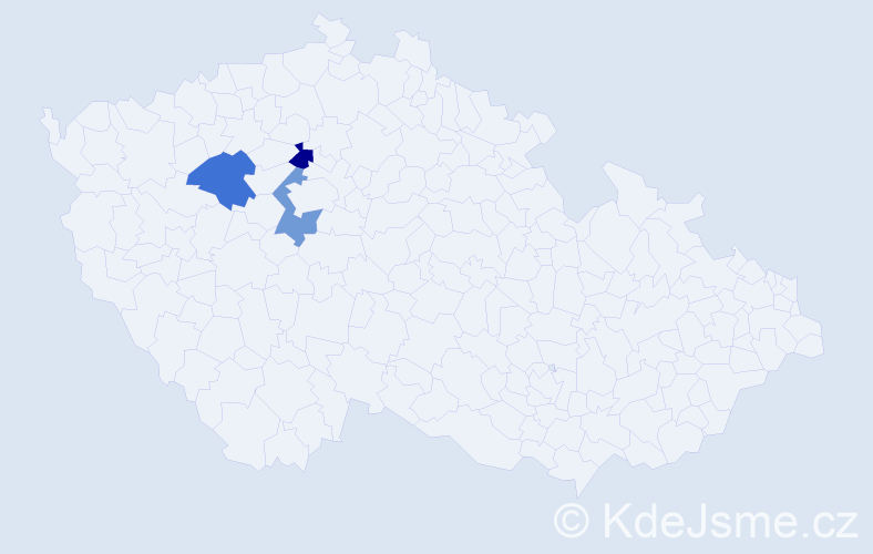 Příjmení: 'Chernousov', počet výskytů 3 v celé ČR