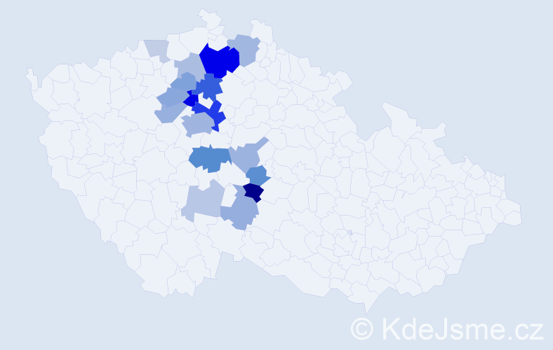 Příjmení: 'Werthaimová', počet výskytů 49 v celé ČR