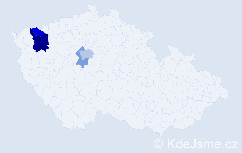 Příjmení: 'Struhač', počet výskytů 8 v celé ČR