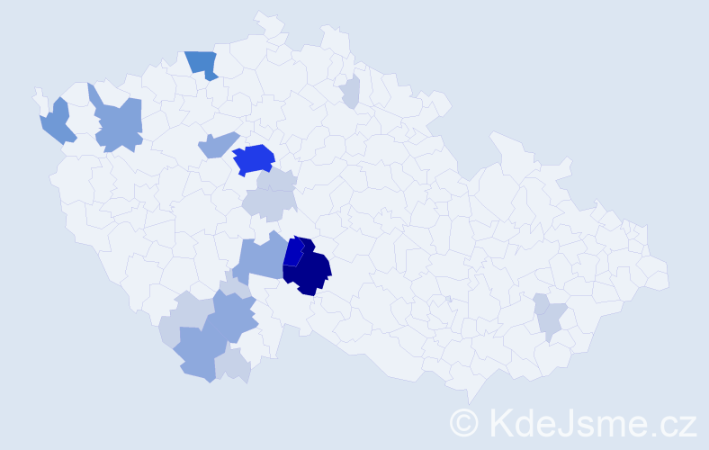 Příjmení: 'Amcha', počet výskytů 60 v celé ČR