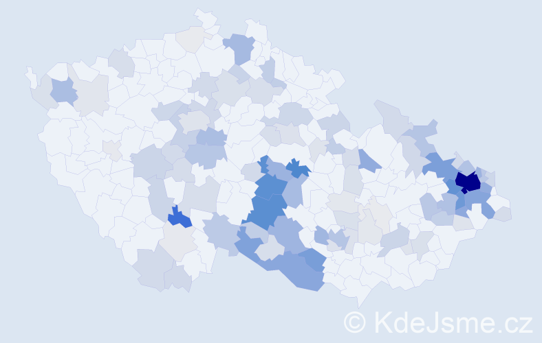 Příjmení: 'Neuwirthová', počet výskytů 532 v celé ČR