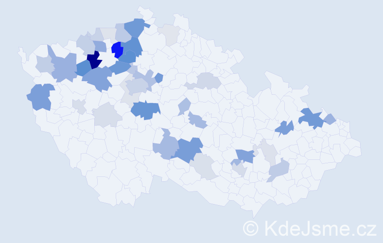 Příjmení: 'Seemannová', počet výskytů 133 v celé ČR