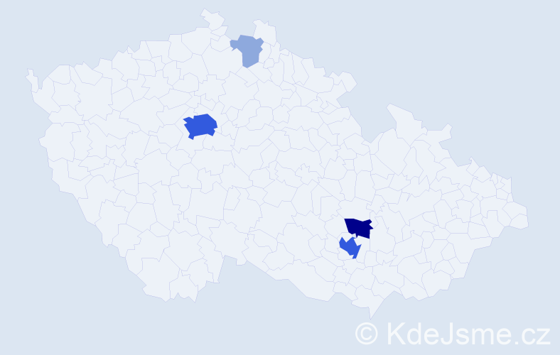 Příjmení: 'Kushtynets', počet výskytů 12 v celé ČR