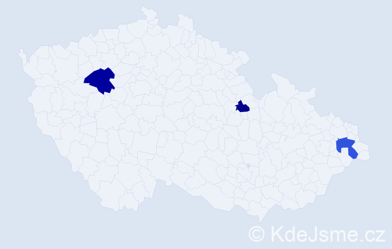 Příjmení: 'Nalevanková', počet výskytů 10 v celé ČR