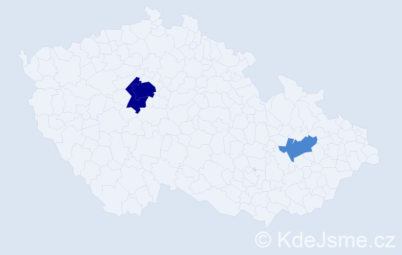 Příjmení: 'Renelt', počet výskytů 7 v celé ČR