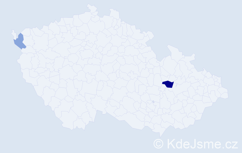 Příjmení: 'Kocherhan', počet výskytů 3 v celé ČR