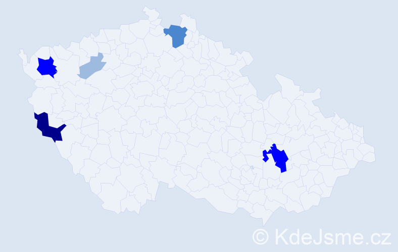 Příjmení: 'Makarovičová', počet výskytů 14 v celé ČR