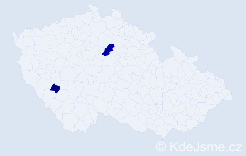 Příjmení: 'Mamisová', počet výskytů 4 v celé ČR
