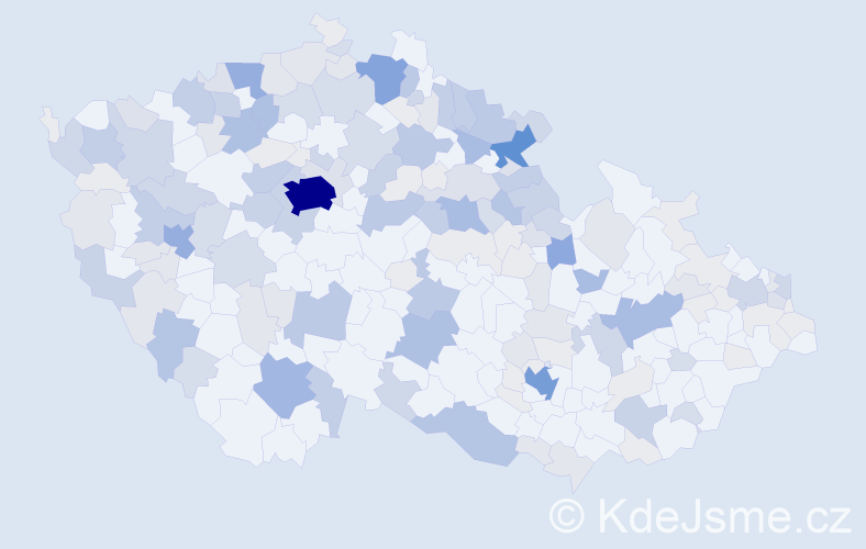 Příjmení: 'Pfeifer', počet výskytů 637 v celé ČR