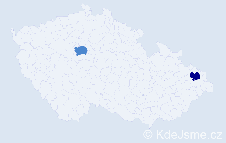 Příjmení: 'Zsolnaiová', počet výskytů 6 v celé ČR