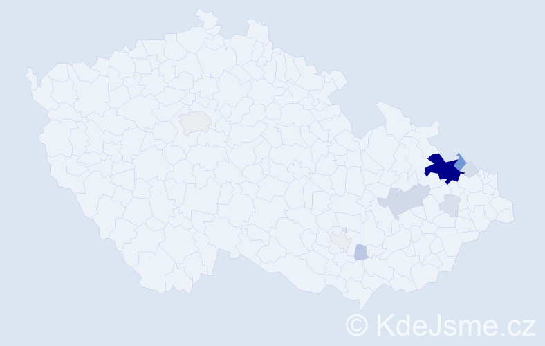 Příjmení: 'Lokočová', počet výskytů 48 v celé ČR