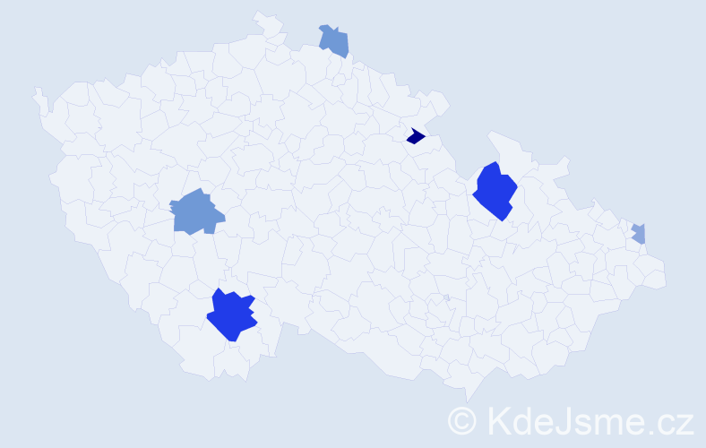 Příjmení: 'Likavcová', počet výskytů 28 v celé ČR