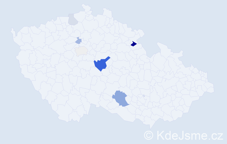 Příjmení: 'Litterbach', počet výskytů 15 v celé ČR