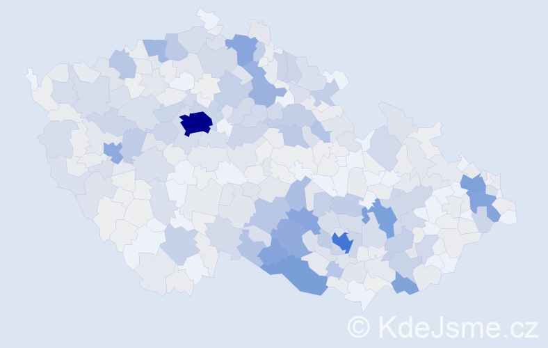 Příjmení: 'Karásek', počet výskytů 2450 v celé ČR