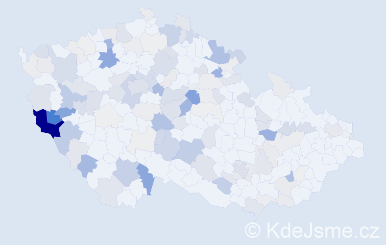 Příjmení: 'Forstová', počet výskytů 427 v celé ČR