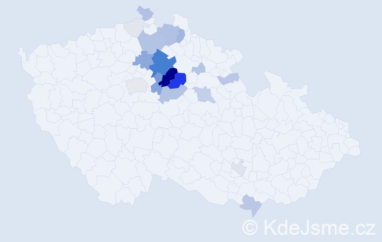 Příjmení: 'Fadrhoncová', počet výskytů 96 v celé ČR
