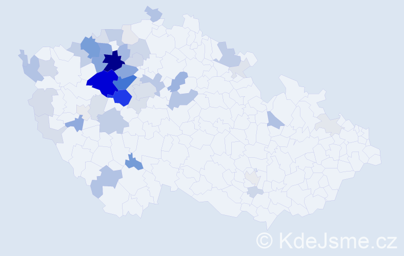 Příjmení: 'Mikovcová', počet výskytů 178 v celé ČR