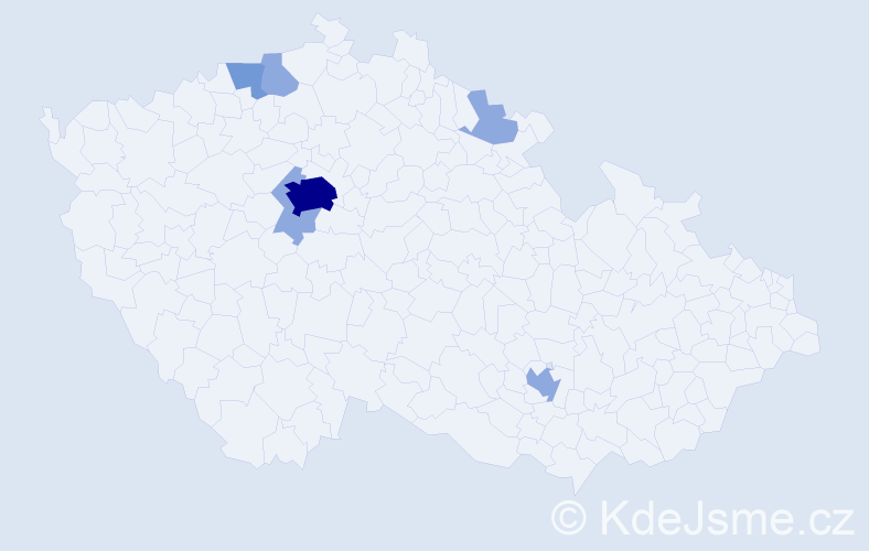 Příjmení: 'Savić', počet výskytů 12 v celé ČR