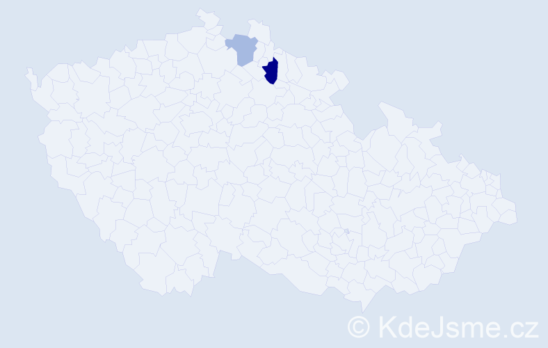 Příjmení: 'Skřivanec', počet výskytů 8 v celé ČR