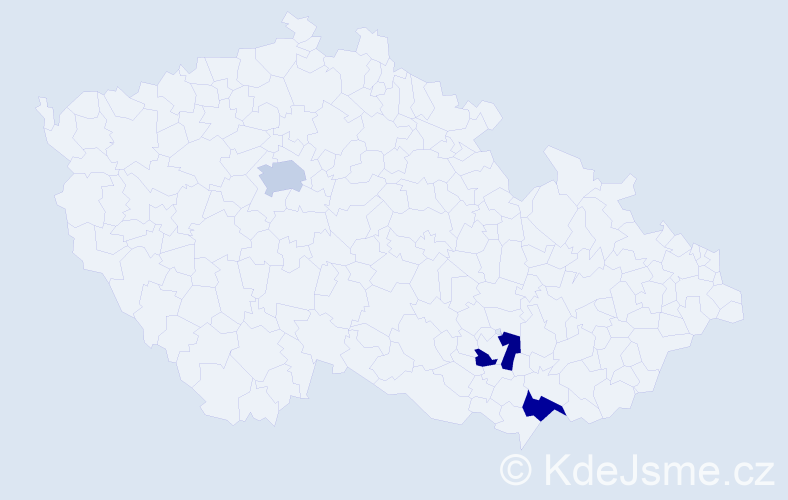 Příjmení: 'Fialkowski', počet výskytů 3 v celé ČR