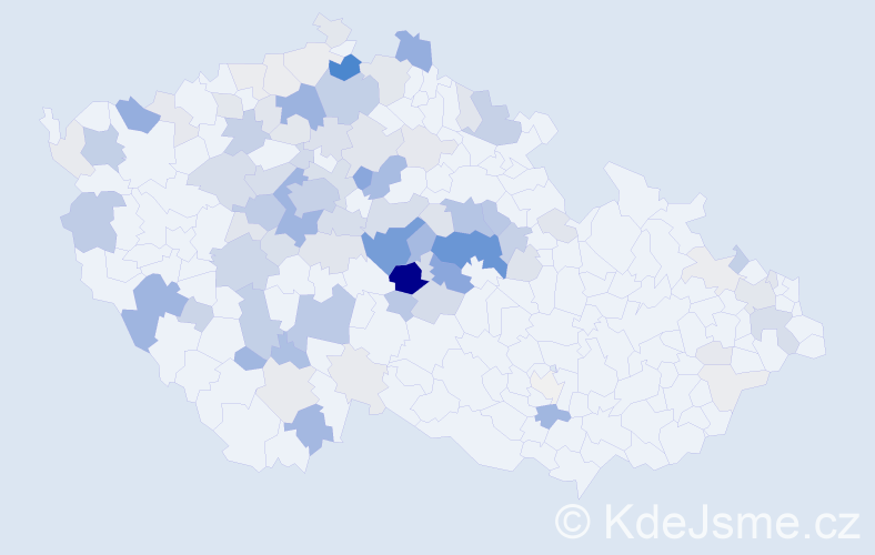 Příjmení: 'Petrus', počet výskytů 362 v celé ČR