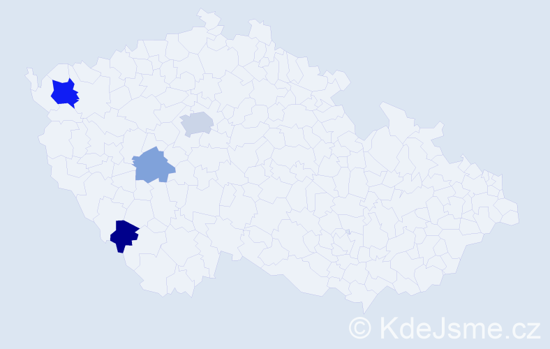 Příjmení: '"Ta Quoc"', počet výskytů 8 v celé ČR