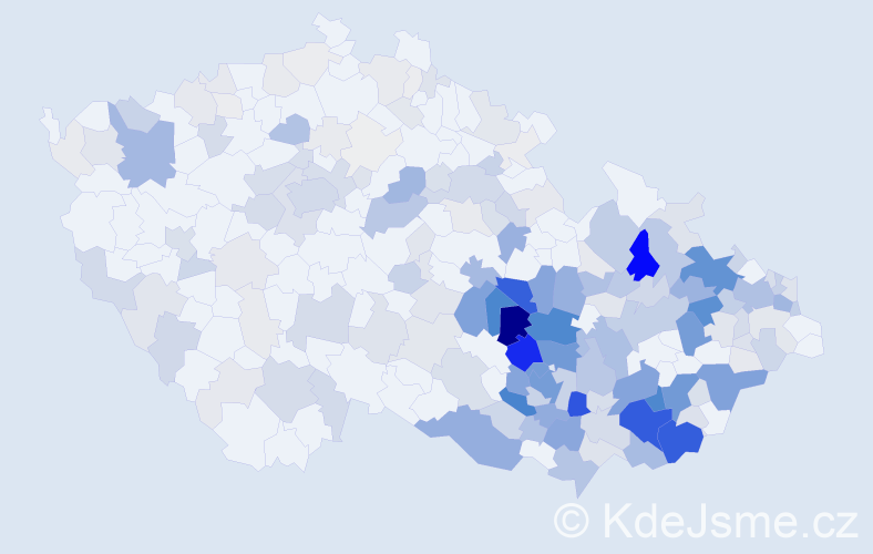 Příjmení: 'Ondrová', počet výskytů 983 v celé ČR