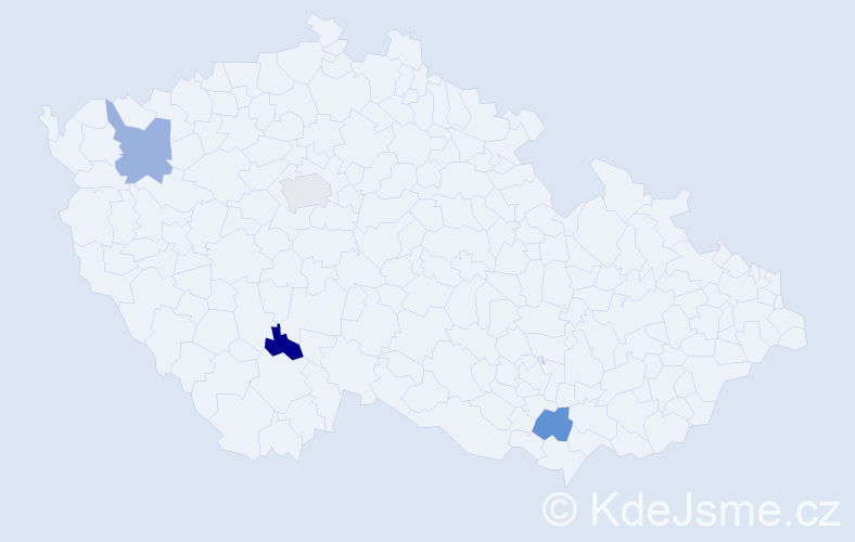 Příjmení: 'Karšai', počet výskytů 4 v celé ČR